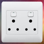 Pays Wall Socket Double 4x4