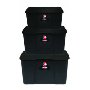 Pride Storage Box 3Piece-Full Black