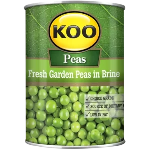 Koo Processed Peas 410G In Sweetened Bri