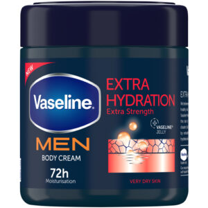 Vaseline MEN Moisturising Body Cream Extra Strength 400ml