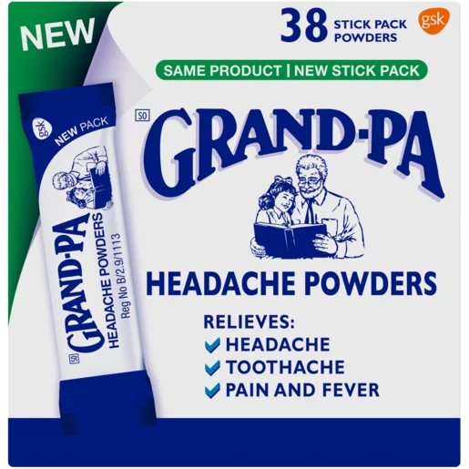 Grand-Pa Headache Powders 38 Stick Pack