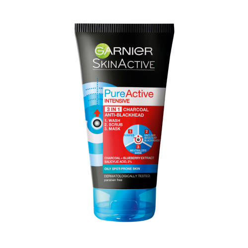 Garnier Pure Active Charcoal 3-in-1 150ml