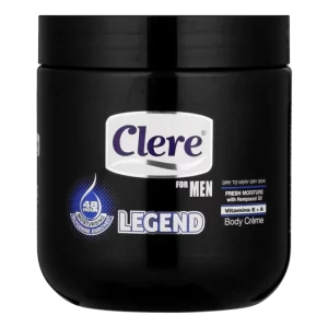 Clere For Men Legend Fresh Moisture Dry to Very Dry Skin Body Cream Tub 400ml