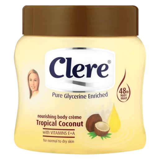 Clere Tropical Coconut Body Crème 500ml