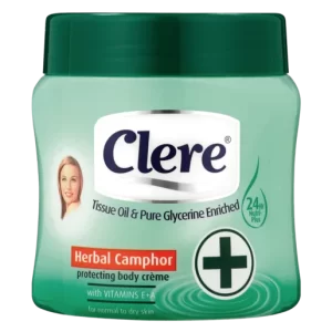 Clere Herbal Camphor Protecting Body Cream Tub 500ml