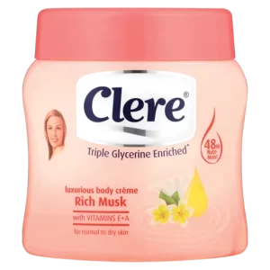 Clere Rich Musk Body Cream 500ml