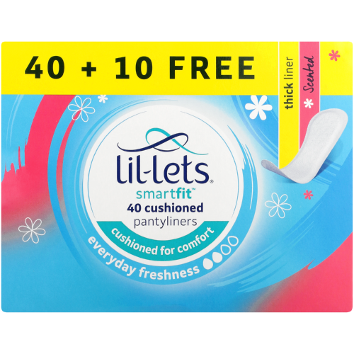 Lil-Lets Everyday Pantyliners Scented 40 Pantyliners