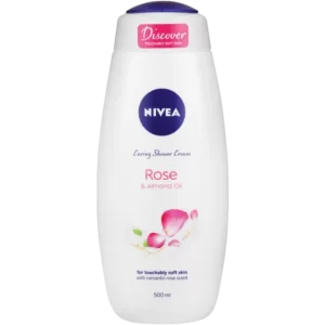Nivea Rose & Almond Oil Caring Shower Cream Bottle 500ml