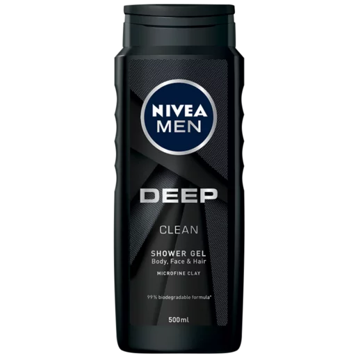 Nivea Men Deep Clean Shower Gel 500ml