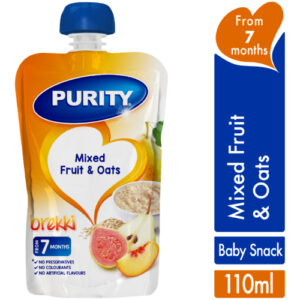 Purity Pouch 110Ml Mixed Fruit & Oats