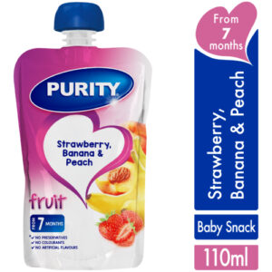 Purity Pouch 110Ml S-Berry/Ban/Peach