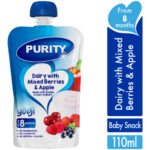 Purity Pouch 110Ml Yog Apple & M/Berries