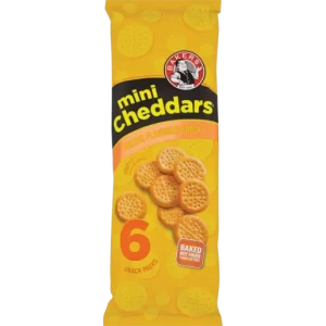 Bakers Mini Cheddar Multipack 6S Cheese