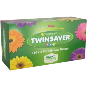 Twinsaver Tissues 180S Rainbow