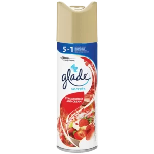 Glade Secrets Strawberries & Cream Aerosol Air Freshener 180ml