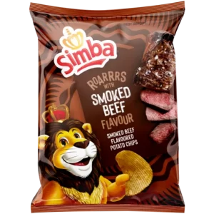 Simba Chips 120G Smoked Beef