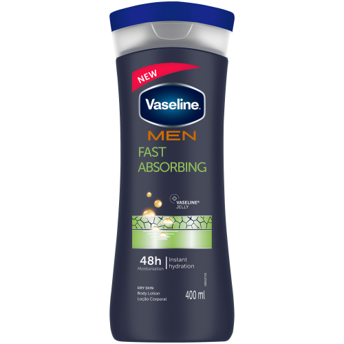 Vaseline Men Fast Absorbing Moisturizing Body Lotion For Dry Skin 400 ml