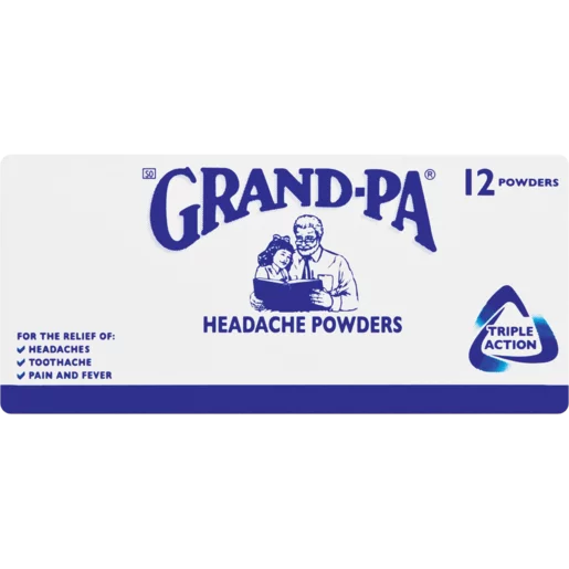 Grand-Pa Headache Powders 12 Powders