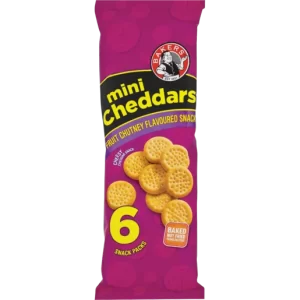 Bakers Mini Cheddar Multipack 6S F/Chutn