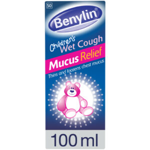 Benylin Ages 2 To 12 Children's Wet Cough Mucus Relief 100 ml