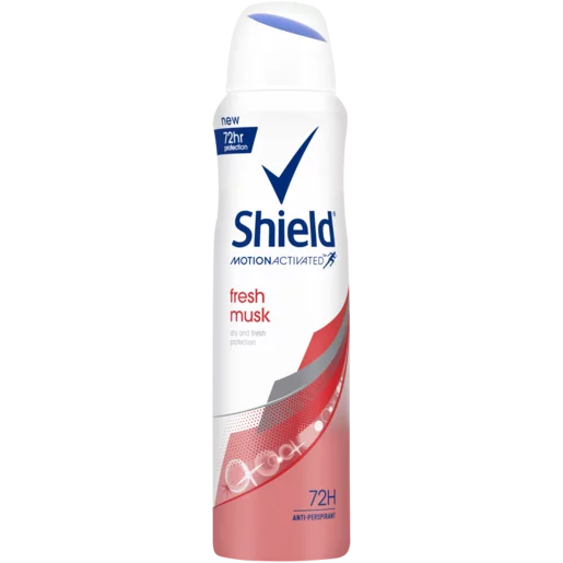 Shield Motion Sense Fresh Musk Ladies Anti-Perspirant Spray Deodorant 150ml