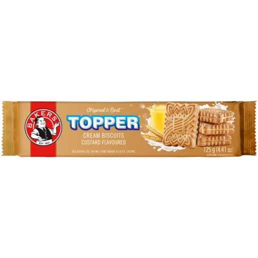 Bakers Topper 125G Custard