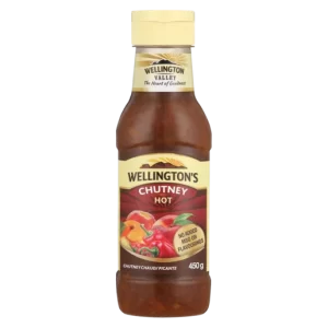 Wellington Squeeze Chutney 450G Hot