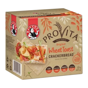 Bakers Cracker Bread 125G Wheat