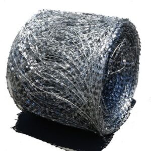 Razor Wire Flat Wrap 500mm x 15m Yellow