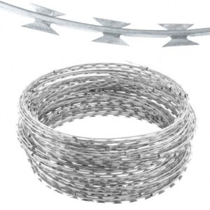 Razor Wire Concertina 450mm x 10m Yellow
