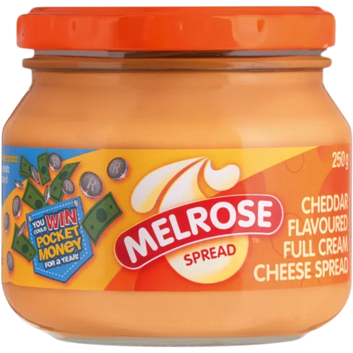 Melrose Spread 250G Cheddar