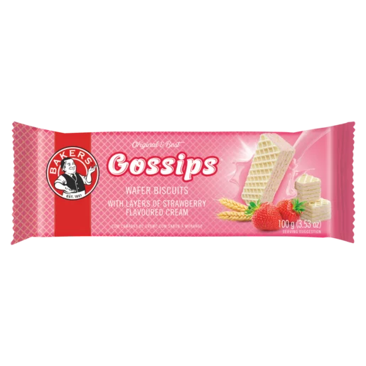 Bakers Gossips 100G Strawberry