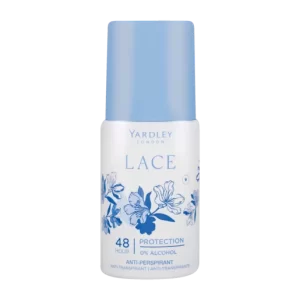Yardley London Lace 0% Alcohol Anti-Perspirant Roll-On 50ml