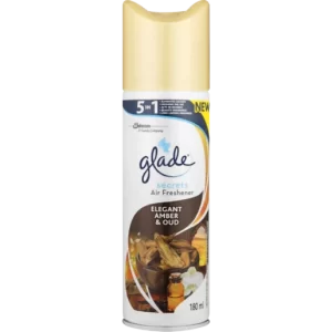 Glade Secrets Elegant Amber & Oud Aerosol Air Freshener 180ml