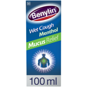 Benylin Wet Cough Menthol Mucus Relief Syrup 100 ml